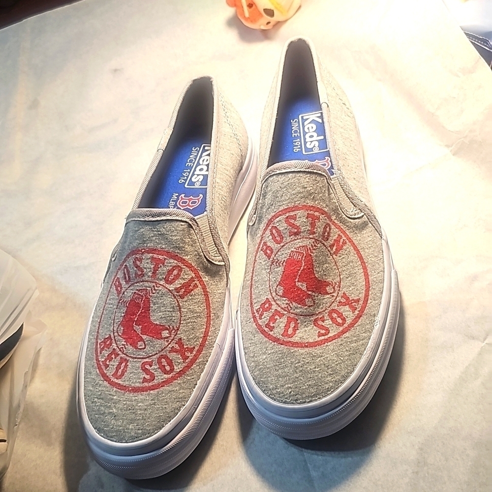 Boston Red Keds Slip-on Sneakers NWOT